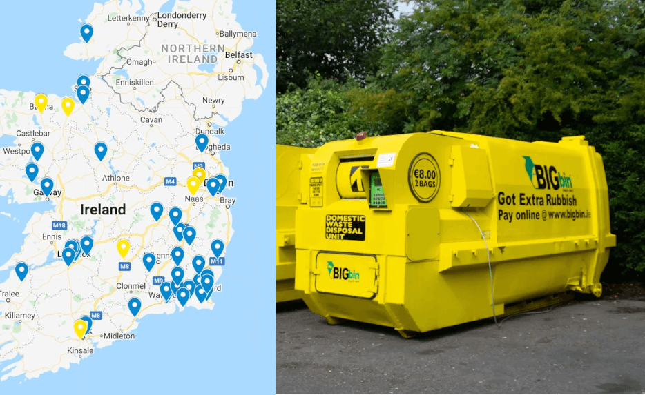 Same Day Bin Delivery / Removal Services in Ballynacarriga in Cork